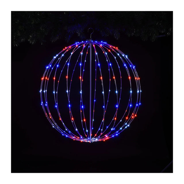 Noma Spectrum 50cm Remote Control Light Sphere - XMAS LIGHTED OUTDOOR DECOS - Beattys of Loughrea