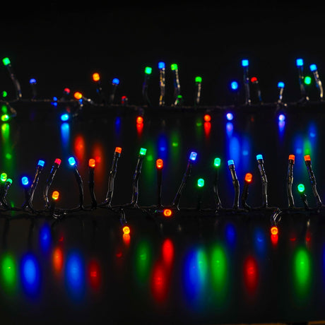 Noma Spectrum 100 LED Remote Control String Lights, Green Cable - XMAS LIGHTED OUTDOOR DECOS - Beattys of Loughrea