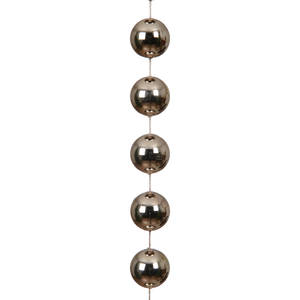 Guirlande de Perles XXL Deco Gris Fumé
