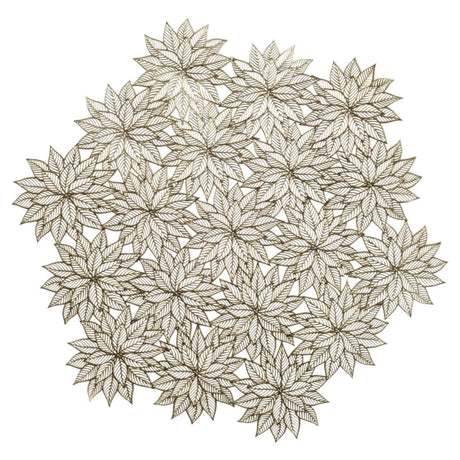 Gold Snowflake Cut Out Placemat - TABLEMATS/COASTERS - Beattys of Loughrea