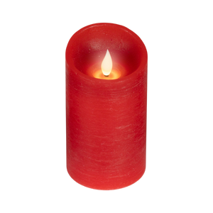 LED Realistic Waving Flame Candle Red 13.5cm