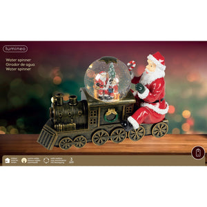 LED Wasserspinner Weihnachtszug Dekoration 31,6 cm