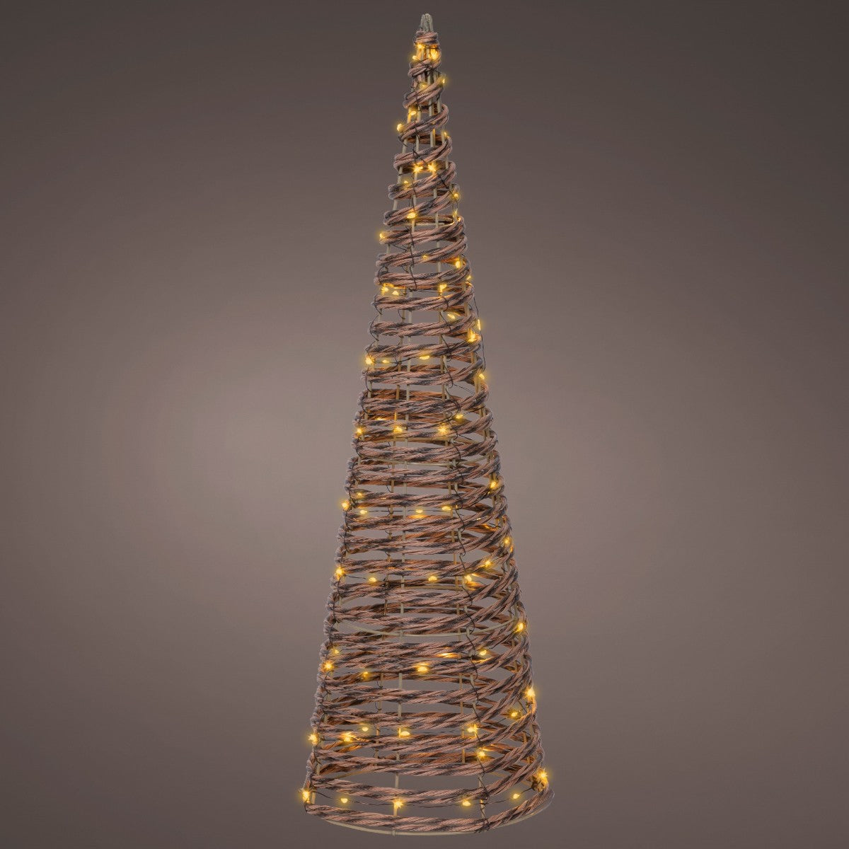 LED Wicker Cone Tree Light Classic Warm 60cm