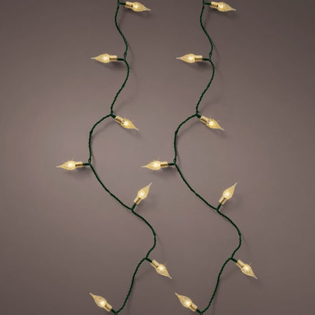 120 LED Vintage Style Twinkle String Lights Soft Gold 12m - XMAS LIGHTS LED - Beattys of Loughrea