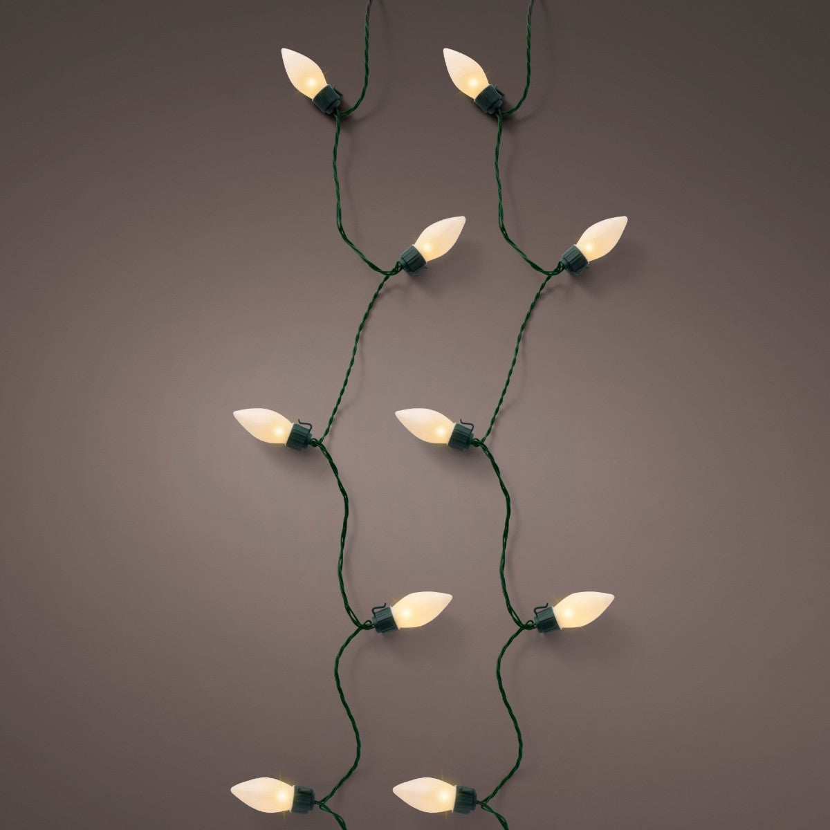 100 LED XL Vintage Glühbirnen-Lichterkette warmweiß 19.8m