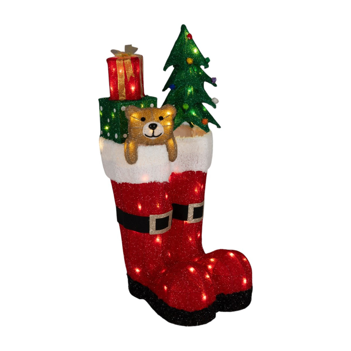 LED Santa’s Boot Christmas Decoration 67cm