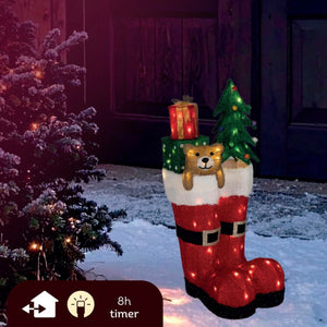 LED Santa’s Boot Christmas Decoration 67cm