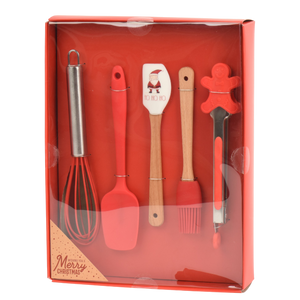 Christmas Baking Utensil Set of 5