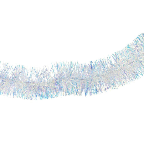 Iridescent Tinsel Garland 2.7m - XMAS RIBBON TINSEL - Beattys of Loughrea