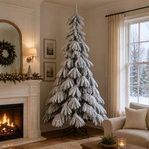 Breithorn Luxury Frosted Artificial Christmas Tree 7.5ft (230cm)