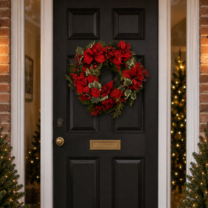 Natalie Christmas Wreath Red 50cm