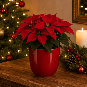Tusca Flower Pot Red 14cm
