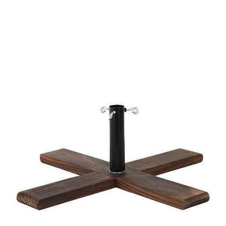 Wooden Christmas Tree Stand Brown 54cm - XMAS TREE STANDS / BAGS / SKIRTS - Beattys of Loughrea