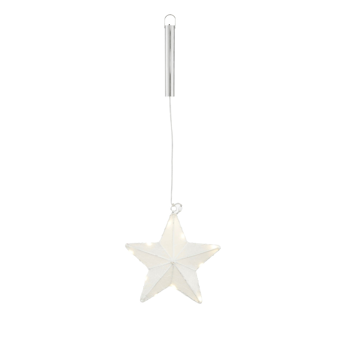LED Star Hanging Decoration Battery Powered 17.5cm