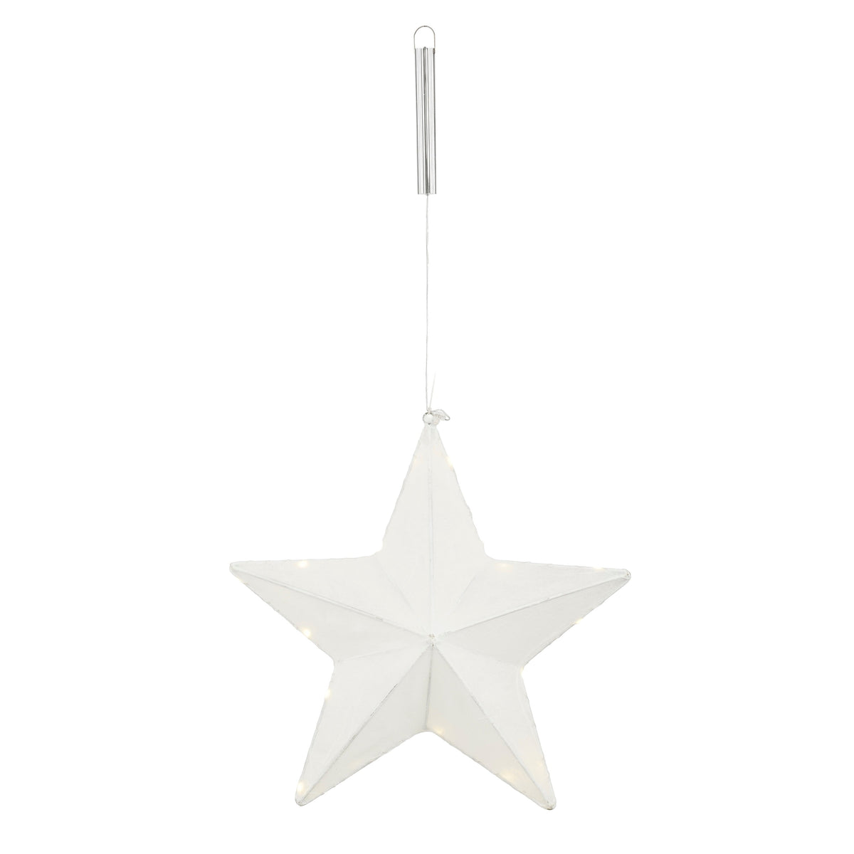 LED Star Hanging Decoration Battery Powered 38.5cm