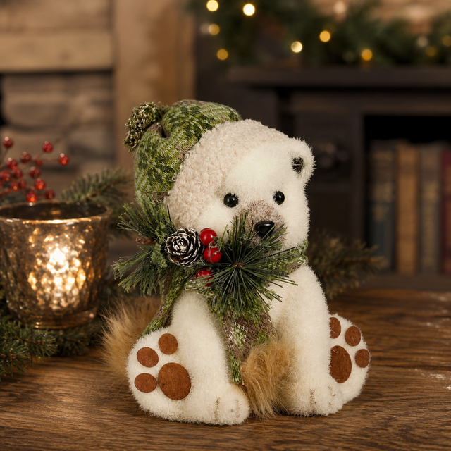 Christmas Bear Decoration 18cm