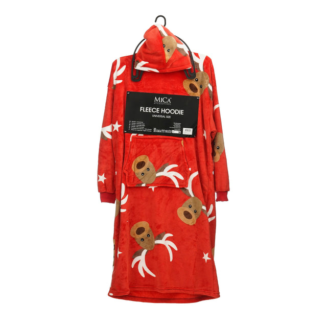 Oversized Christmas Hoodie Reindeer One Size