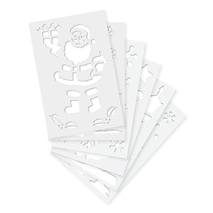 Premier Christmas Stencil Set – 12 Piece with 6 Designs