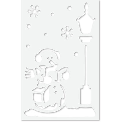 Premier Christmas Stencil Set – 12 Piece with 6 Designs