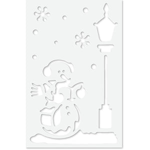 Premier Christmas Stencil Set – 12 Piece with 6 Designs