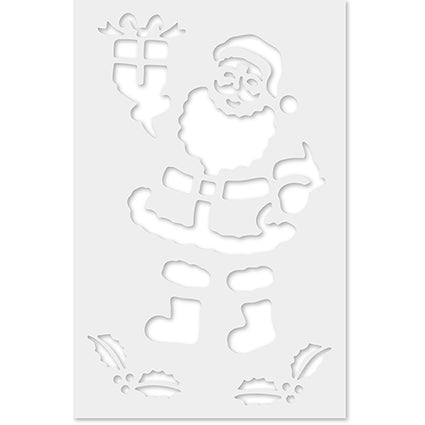 Premier Christmas Stencil Set – 12 Piece with 6 Designs