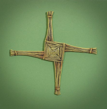 Resin Saint Brigid's Cross - 10 Inch