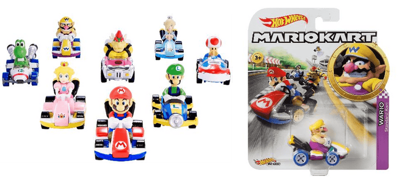 Hot Wheels Mario Kart Assorted Styles - ACTION FIGURES & ACCESSORIES - Beattys of Loughrea