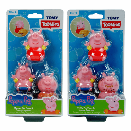 Peppa Family Squirters (3Pk) - BABY TOYS - Beattys of Loughrea