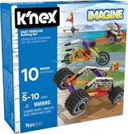 Knex Beginner Fun Fast Vehicles 10 Model Building Set