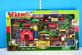 Express Wheels 80 Pce Farm Play Set - FARMS/TRACTORS/BUILDING - Beattys of Loughrea