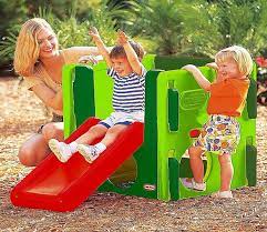 Little Tikes Junior Activity Gym - Evergreen - SWINGS/SLIDE OUTDOOR GAMES - Beattys of Loughrea