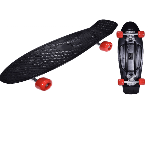 22.5In X 6In Retro Skateboard Black - SKATES/ROLLER BLADES/ACCESSORIES - Beattys of Loughrea