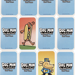 Dog Man The Hot Dog Card Game in a Tin