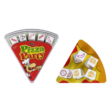 University Games Pizza Party Dice Game - BOARD GAMES / DVD GAMES - Beattys of Loughrea
