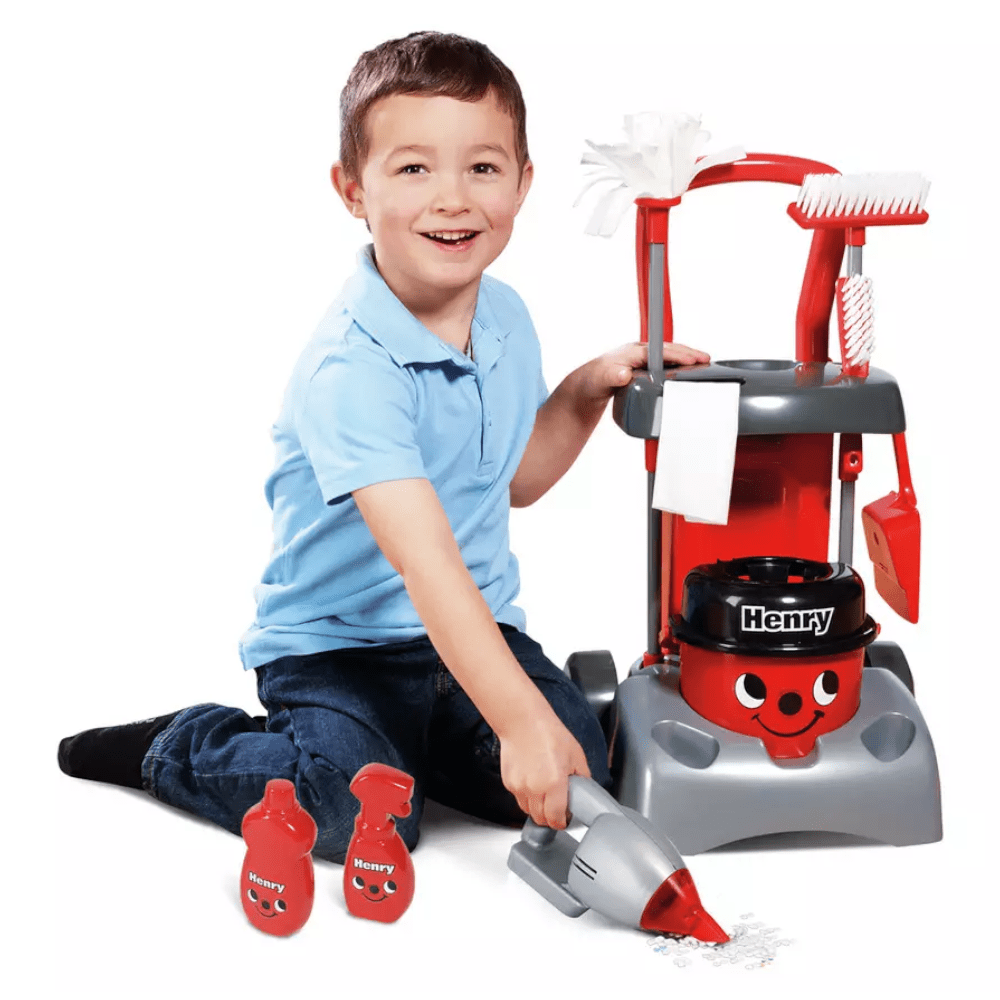 Casdon Deluxe Henry Cleaning Trolley - ROLE PLAY - Beattys of Loughrea
