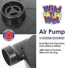 Wild 'n' Wet Mains Operated Air Pump - SWINGS/SLIDE OUTDOOR GAMES - Beattys of Loughrea