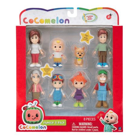 Cocomelon Family Figure 8 Pack - BABY TOYS - Beattys of Loughrea