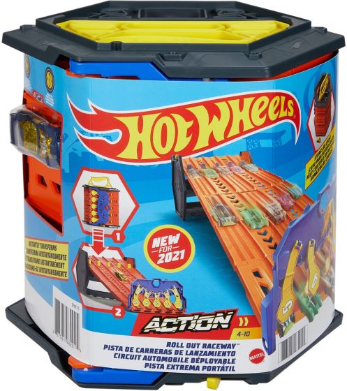 Hot Wheels Roll Out Race Way - CARS/GARAGE/TRAINS - Beattys of Loughrea