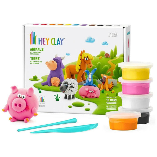 Hey Clay Animals Set, 15 Cans
