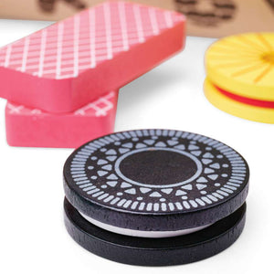 Bigjigs Box of Biscuits Wooden Play Food Set