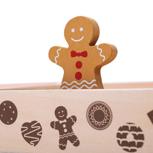 Bigjigs Box of Biscuits Wooden Play Food Set