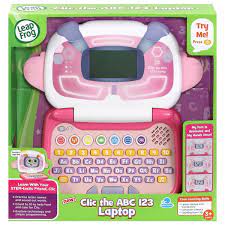 Leapfrog Clic The Abc 123 Laptop Pink