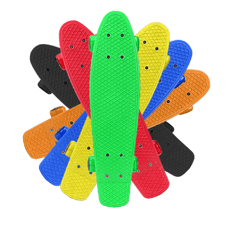 Skateboard 2X15X9Cm Pp/Pvc: No Fear Logo - SKATES/ROLLER BLADES/ACCESSORIES - Beattys of Loughrea