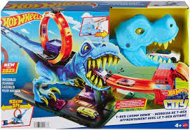 Hot Wheels City T Rex Chomp Down Play Set - CARS/GARAGE/TRAINS - Beattys of Loughrea