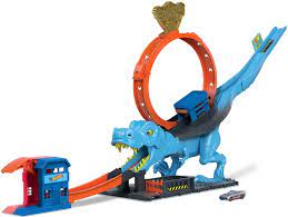 Hot Wheels City T Rex Chomp Down Play Set - CARS/GARAGE/TRAINS - Beattys of Loughrea