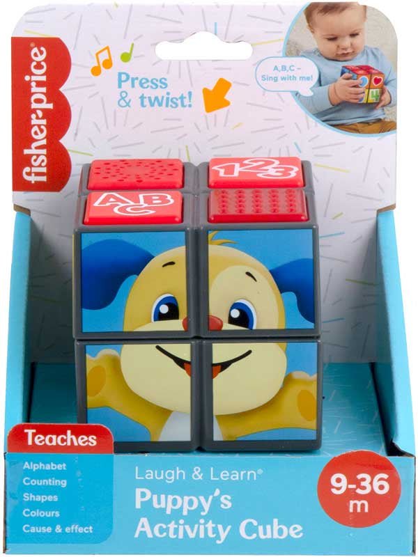 Fisher Price Laugh & Learn Puppy's Activity Cube - BABY TOYS - Beattys of Loughrea