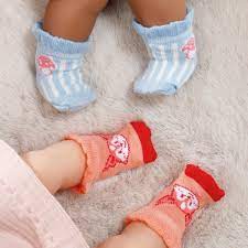 Baby Annabell Socks 2Pcs Assorted 43Cm - DOLL ACCESSORIES/PRAMS - Beattys of Loughrea
