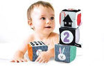 Black & White Cubes - BABY TOYS - Beattys of Loughrea