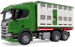 Bruder Scania Super 560R Cattle Transport Truck W/1 Cow(3549)
