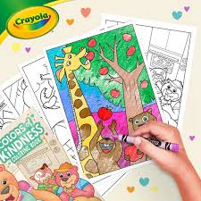 Crayola Colours Of Kindness Colouring Book - Beattys of Loughrea | www.beattys.ie